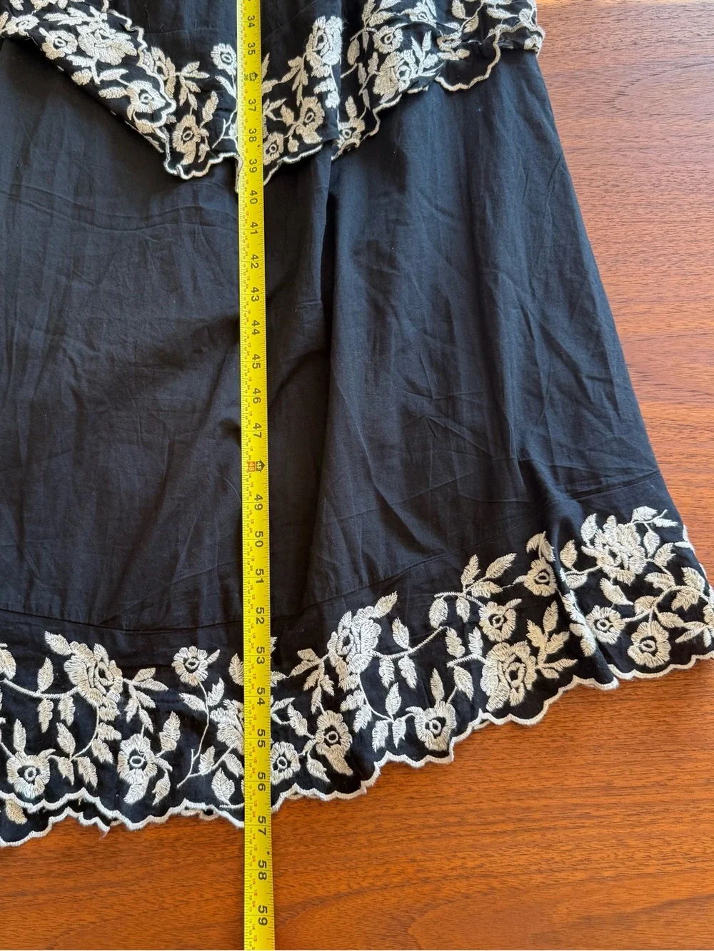 Abercrombie & Fitch Tiered Ruffle Maxi Dress Black White Size L NEW